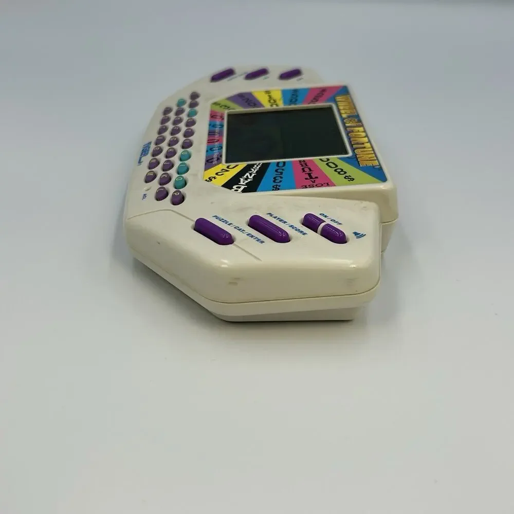 Wheel of Fortune Handheld Game 1995 Tiger Electronics Vintage - TESTED